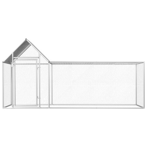 Woliera dla kur, 3 x 1 x 1,5 m, galwanizowana stal Woliera dla kur, 3 x 1 x 1,5 m, galwanizowana stal