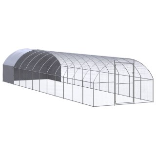  Klatka zewnętrzna dla kurcząt, 3x12x2 m, stal galwanizowana