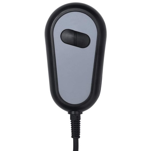 Elektryczny fotel masujący, szary, sztuczna skóra Elektryczny fotel masujący, szary, sztuczna skóra