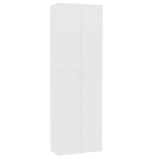  Szafa biurowa, biała, 60x32x190 cm, materiał drewnopochodny