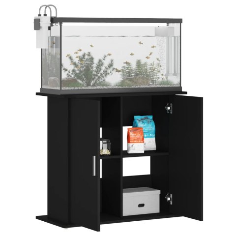 Szafka pod akwarium, czarna, 81x36x73 cm