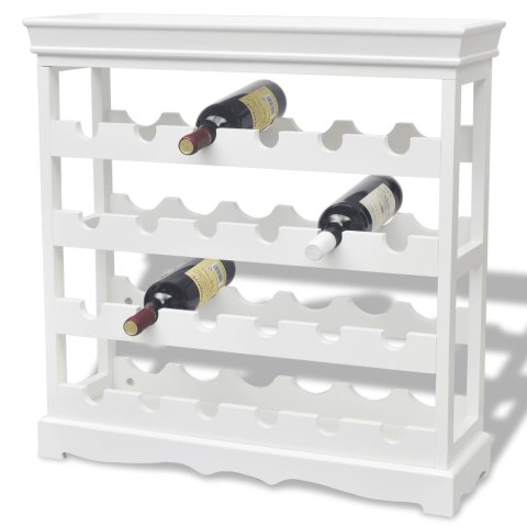Regał na wino Abreu, biały Regał na wino Abreu, biały