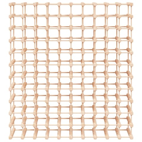  Stojak na 120 butelek wina, 112,5x23x123,5 cm, drewno sosnowe