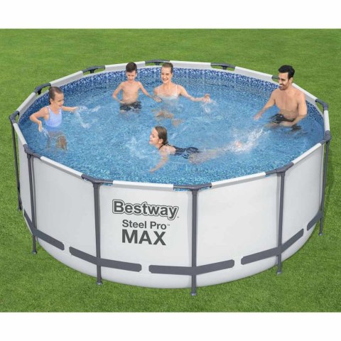 Bestway Basen ogrodowy Steel Pro MAX, okrągły, 366x122 cm Bestway Basen ogrodowy Steel Pro MAX, okrągły, 366x122 cm