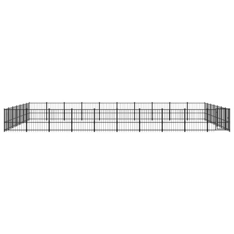 Kojec dla psa na zewnątrz, stalowy, 65,86 m² Kojec dla psa na zewnątrz, stalowy, 65,86 m²