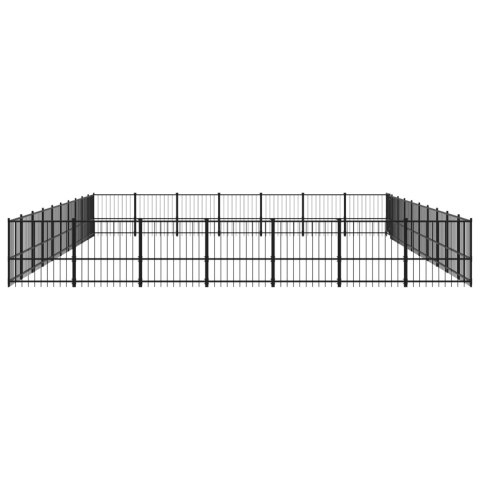 Kojec dla psa na zewnątrz, stalowy, 65,86 m² Kojec dla psa na zewnątrz, stalowy, 65,86 m²