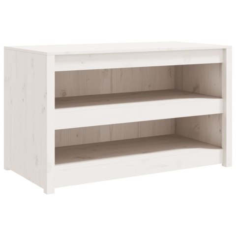 Szafka kuchenna na zewnątrz, biała, 106x55x64cm, drewno sosnowe Szafka kuchenna na zewnątrz, biała, 106x55x64cm, drewno sosnowe