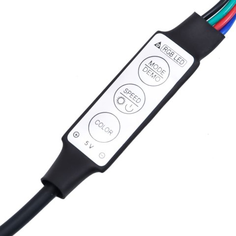 Biurko z podświetleniem LED, brązowy dąb, 130x130x91 cm Biurko z podświetleniem LED, brązowy dąb, 130x130x91 cm