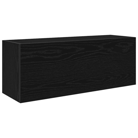 Wisząca szafka łazienkowa, czarna, 80x25x30 cm Wisząca szafka łazienkowa, czarna, 80x25x30 cm
