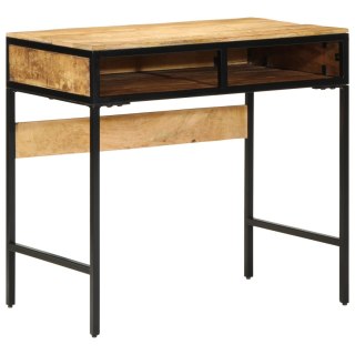  Biurko 80x50x75 cm z litego drewna mango