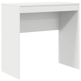  Biurko do Pisania Białe MDF 80 x 40 x 76 cm Prosto