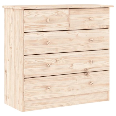 Komoda ALTA, 77x35x73 cm, drewno sosnowe Komoda ALTA, 77x35x73 cm, drewno sosnowe