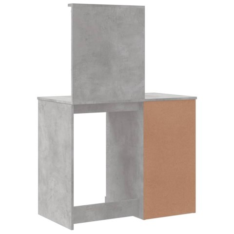 Toaletka z lampkami LED, szarość betonu, 90x42x132,5 cm Toaletka z lampkami LED, szarość betonu, 90x42x132,5 cm