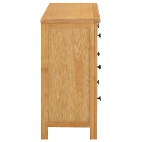 Komoda, 105x33,5x73 cm, lite drewno dębowe Komoda, 105x33,5x73 cm, lite drewno dębowe