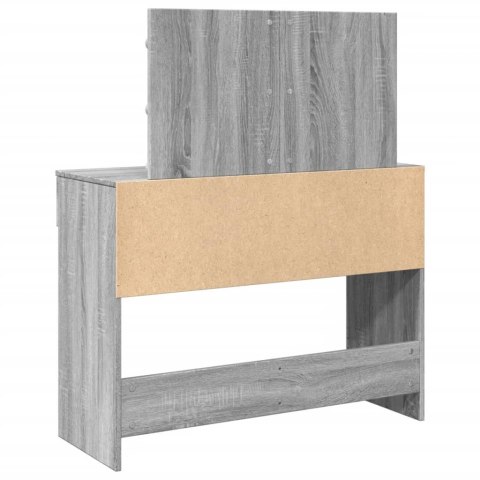Toaletka z oświetleniem LED, szary dąb sonoma, 100x40x120 cm Toaletka z oświetleniem LED, szary dąb sonoma, 100x40x120 cm