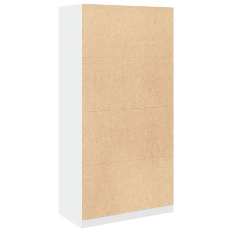 Szafa, biała, 100x50x200 cm, materiał drewnopochodny Szafa, biała, 100x50x200 cm, materiał drewnopochodny