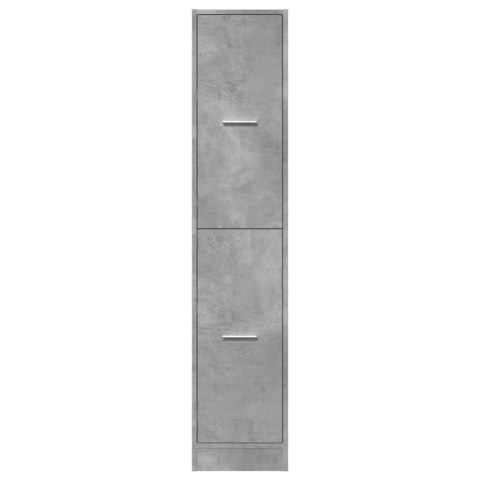 Szafka apteczna, szarość betonu, 30x41x144,5 cm Szafka apteczna, szarość betonu, 30x41x144,5 cm