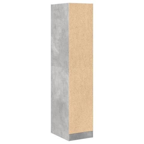 Szafka apteczna, szarość betonu, 30x41x144,5 cm Szafka apteczna, szarość betonu, 30x41x144,5 cm