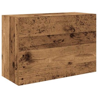  Wisząca szafka łazienkowa, stare drewno, 60x25x40 cm