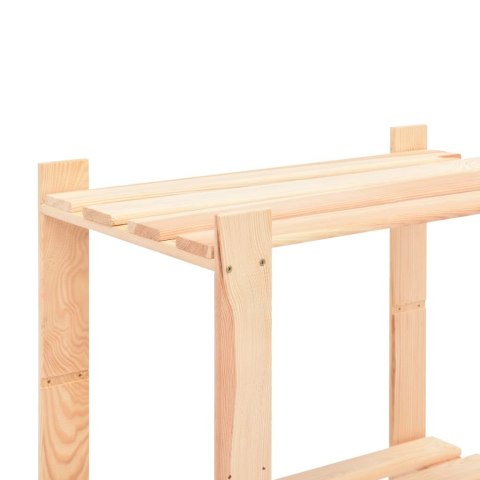 Regały z 5 półkami, 10 szt., 80x38x170 cm, sosna, 250 kg Regały z 5 półkami, 10 szt., 80x38x170 cm, sosna, 250 kg
