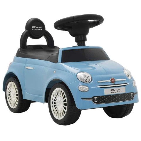  Samochód jeździk Fiat 500, niebieski