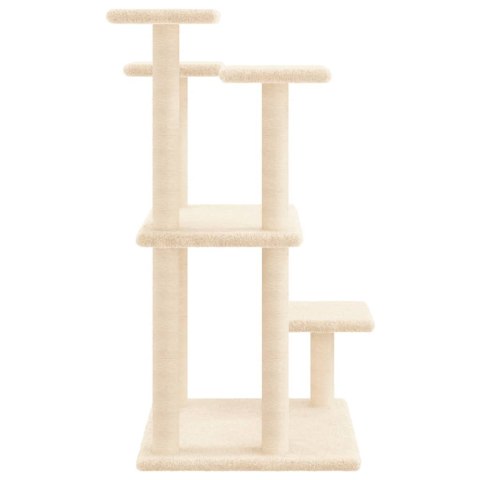 Drapak dla kota z platformami, kremowy, 98,5 cm Drapak dla kota z platformami, kremowy, 98,5 cm