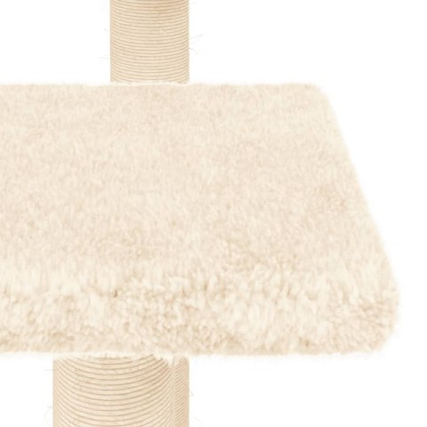 Drapak dla kota z platformami, kremowy, 98,5 cm Drapak dla kota z platformami, kremowy, 98,5 cm