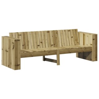  Sofa ogrodowa 3-osobowa 185.5x60x62 cm z impregnowanego drewna sosnowego