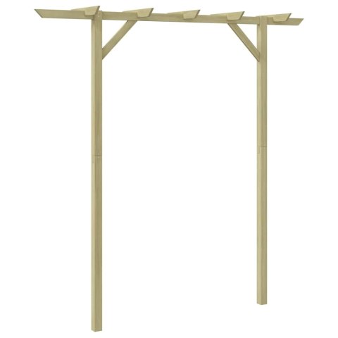 Pergola ogrodowa, 205 x 40 x 203 cm, drewno Pergola ogrodowa, 205 x 40 x 203 cm, drewno