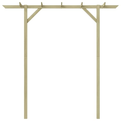 Pergola ogrodowa, 205 x 40 x 203 cm, drewno Pergola ogrodowa, 205 x 40 x 203 cm, drewno