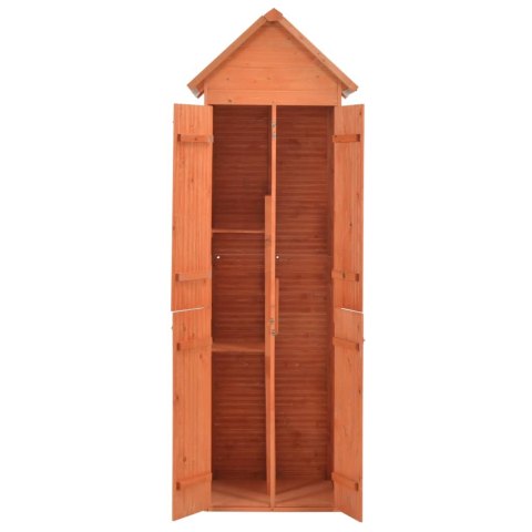 Schowek ogrodowy, 71 x 60 x 213 cm, drewniany Schowek ogrodowy, 71 x 60 x 213 cm, drewniany