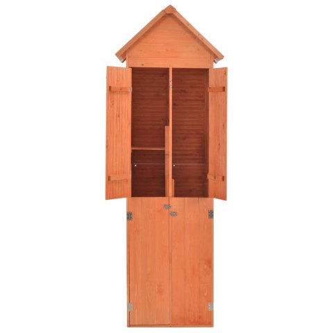 Schowek ogrodowy, 71 x 60 x 213 cm, drewniany Schowek ogrodowy, 71 x 60 x 213 cm, drewniany