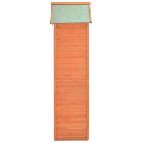 Schowek ogrodowy, 71 x 60 x 213 cm, drewniany Schowek ogrodowy, 71 x 60 x 213 cm, drewniany