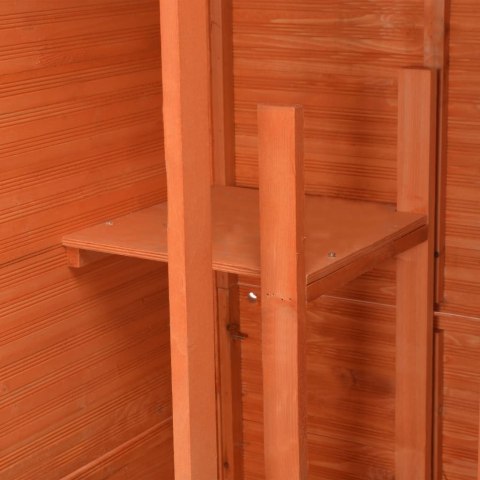 Schowek ogrodowy, 71 x 60 x 213 cm, drewniany Schowek ogrodowy, 71 x 60 x 213 cm, drewniany