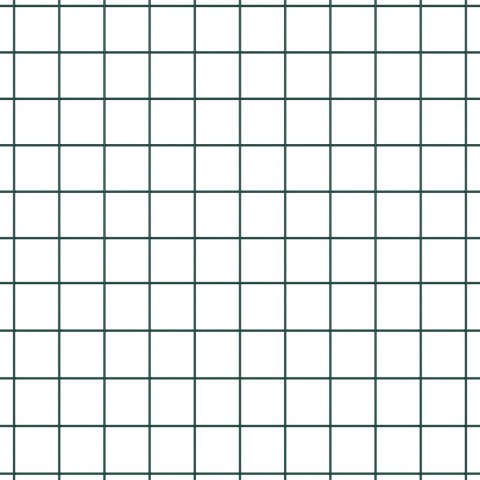 Ogrodzenie z drutu spawanego z 22 słupkami U Zielone 1x50 m Stal Ogrodzenie z drutu spawanego z 22 słupkami U Zielone 1x50 m Stal