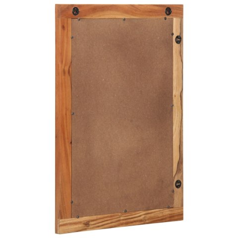  Lustro łazienkowe 50x70x3 cm z litego drewna akacjowego