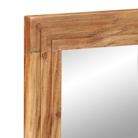  Lustro łazienkowe 50x70x3 cm z litego drewna akacjowego
