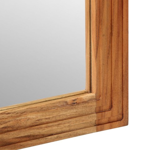  Lustro łazienkowe 50x70x3 cm z litego drewna akacjowego