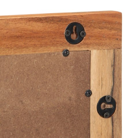  Lustro łazienkowe 50x70x3 cm z litego drewna akacjowego