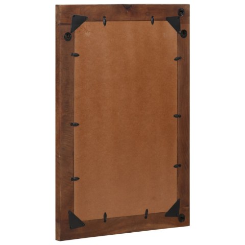  lustro łazienkowe 50x70x3 cm z litego drewna mango