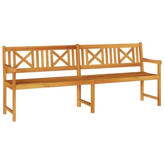 VidaXL Ławka Ogrodowa 220x56x90 cm Solidne Drewno Akacjowe