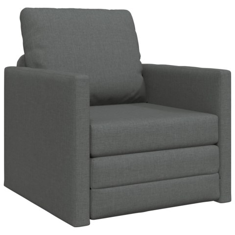 Sofa na Boże Narodzenie 2 w 1 Ciemnoszara 74x77x81 cm Tkanina Sofa na Boże Narodzenie 2 w 1 Ciemnoszara 74x77x81 cm Tkanina