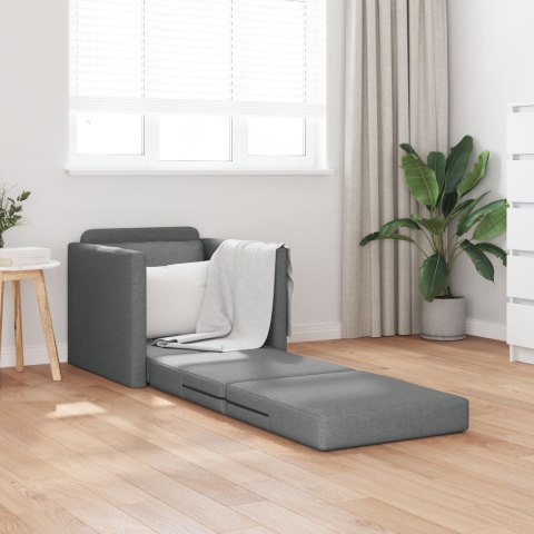 Sofa na Boże Narodzenie 2 w 1 Ciemnoszara 74x77x81 cm Tkanina Sofa na Boże Narodzenie 2 w 1 Ciemnoszara 74x77x81 cm Tkanina