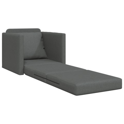 Sofa na Boże Narodzenie 2 w 1 Ciemnoszara 74x77x81 cm Tkanina Sofa na Boże Narodzenie 2 w 1 Ciemnoszara 74x77x81 cm Tkanina