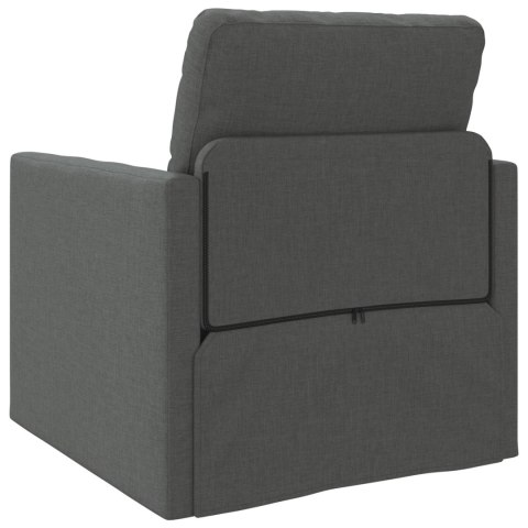 Sofa na Boże Narodzenie 2 w 1 Ciemnoszara 74x77x81 cm Tkanina Sofa na Boże Narodzenie 2 w 1 Ciemnoszara 74x77x81 cm Tkanina