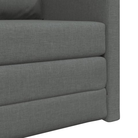 Sofa na Boże Narodzenie 2 w 1 Ciemnoszara 74x77x81 cm Tkanina Sofa na Boże Narodzenie 2 w 1 Ciemnoszara 74x77x81 cm Tkanina