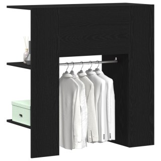 VidaXL Szafka na korytarz Czarny Dąb 97,5x37x99 cm Drewno inżynieryjne