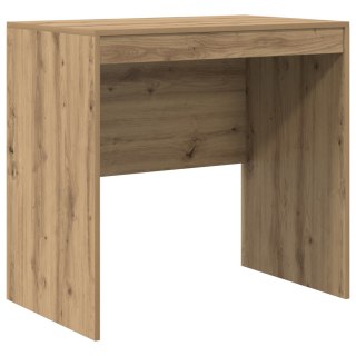  Biurko w stylu rzemieślniczym 80x50x76 cm z drewna inżynieryjnego