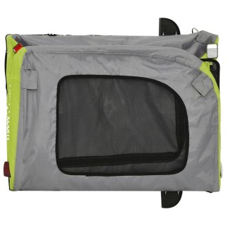 VidaXL Zielony wózek dla psa Poliester, Stal 124 x 53 x 53 cm Składany
