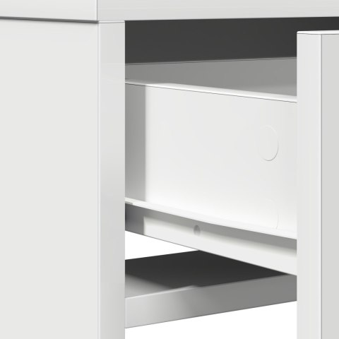Toaletka z LED-owym podświetleniem, biała, 50x41x135 cm Toaletka z LED-owym podświetleniem, biała, 50x41x135 cm